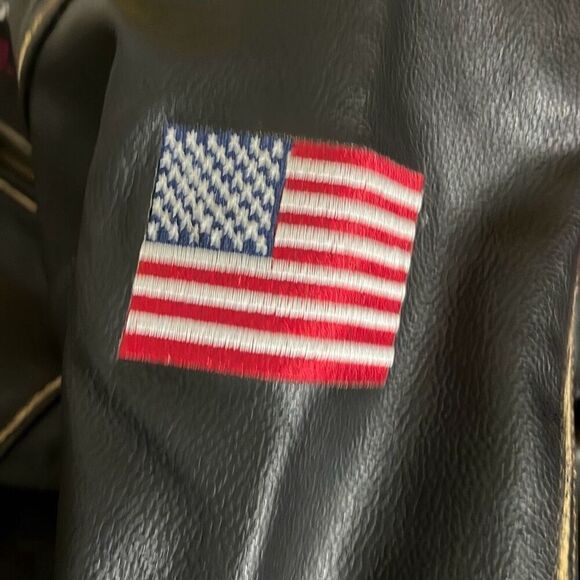 NWT NFR Jr 2020 Fort Worth Texas Genuine Leather Jacket Size L - Picture 6 of 10